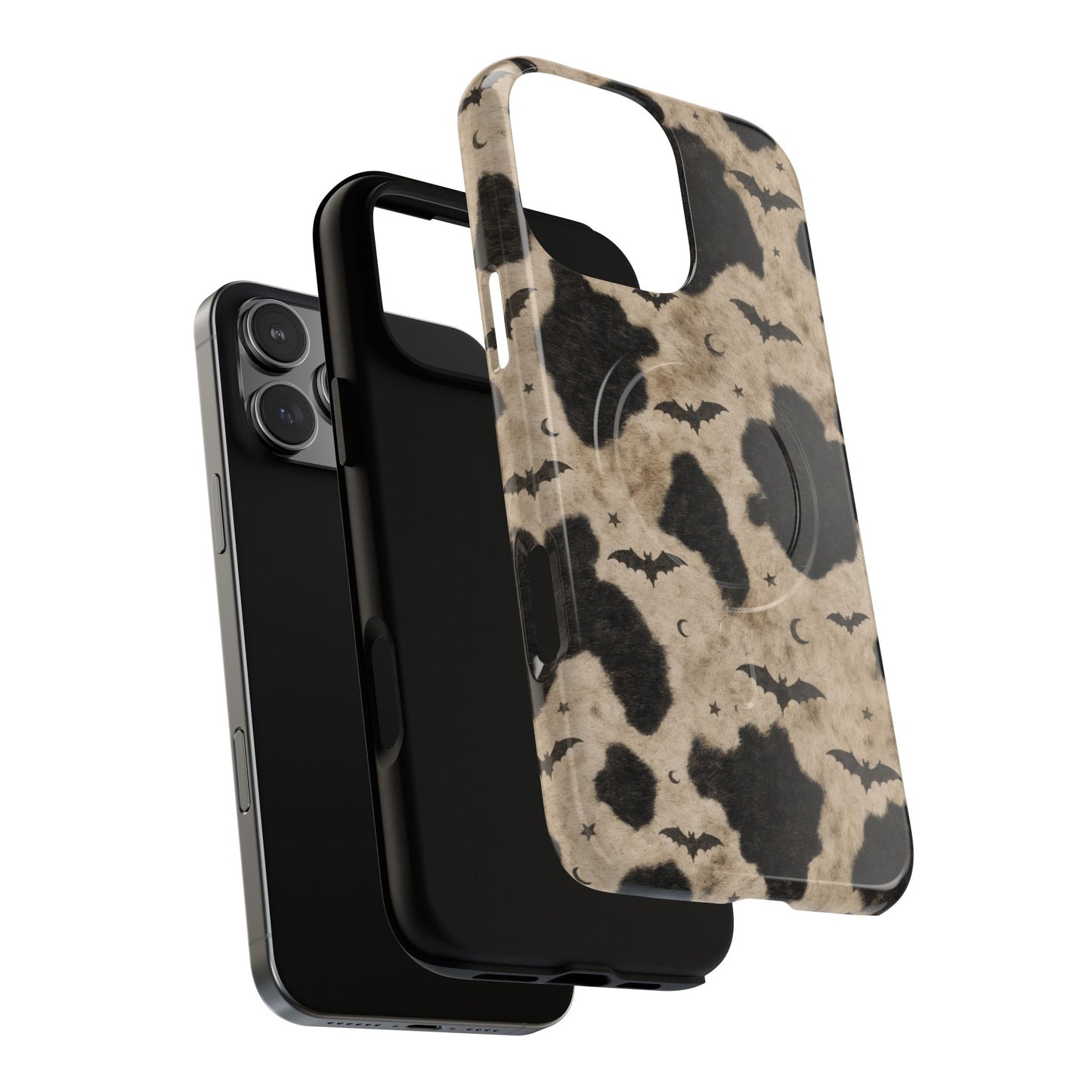 Cowhide Bats Magnetic Case