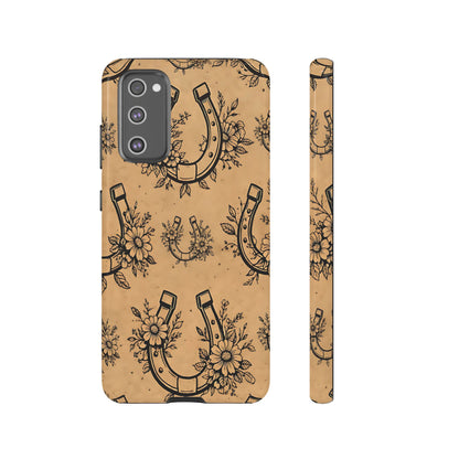 Floral Horseshoes Tough Case