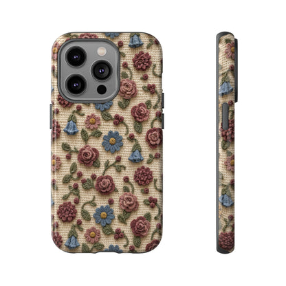 Crochet Flower Garden Tough Case