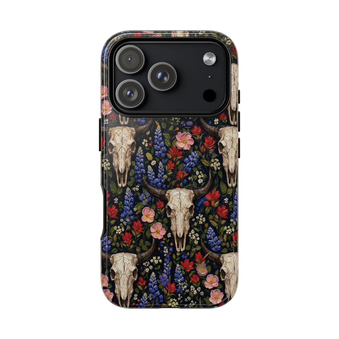 Floral Skull Tough Case