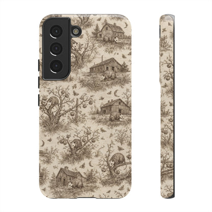 Opossum Toile Tough Case
