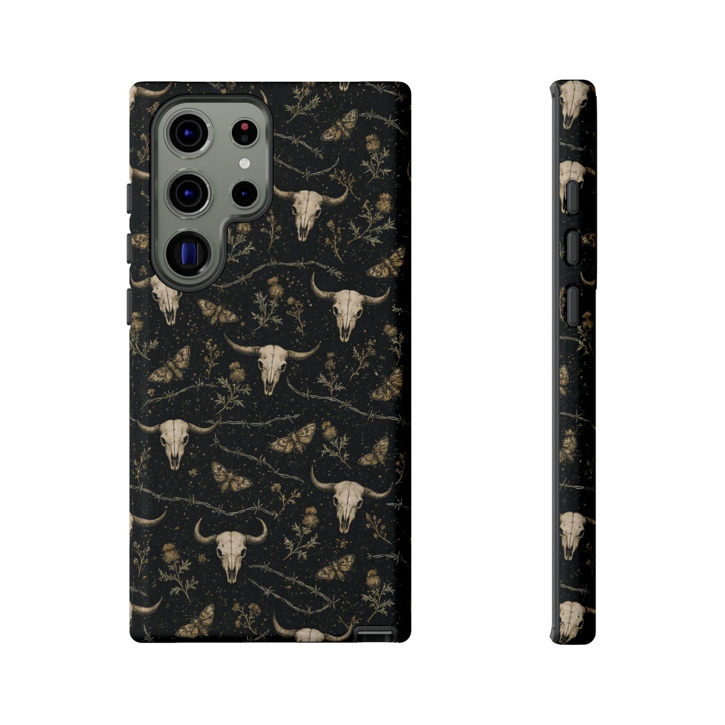 Bull Skull Barbwire Tough Case