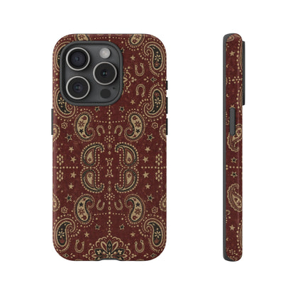 Burgundy Bandana Tough Case