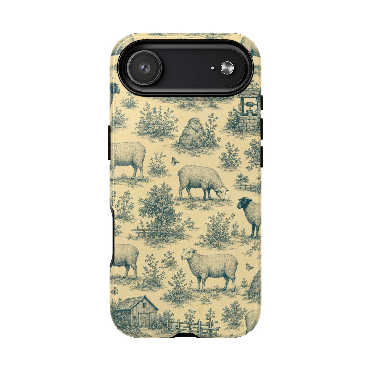 Sheep Toile Magnetic Case