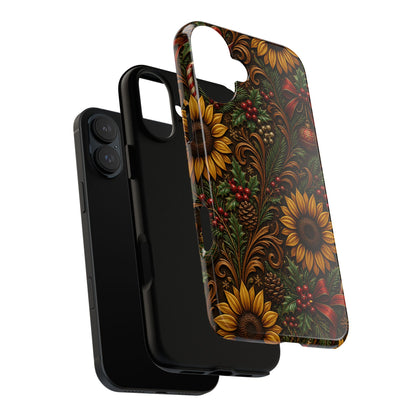 Christmas Sunflowers Tough Case