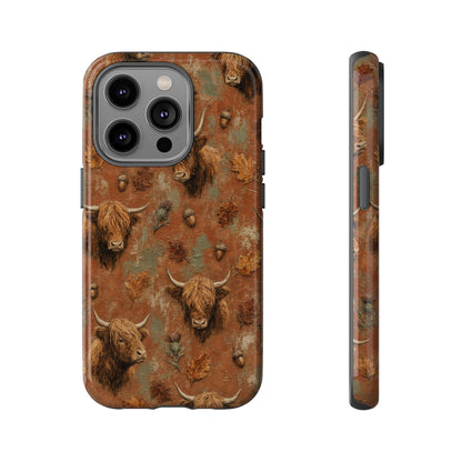 Autumn Highland Cow Tough Case