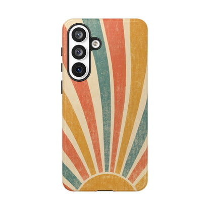 Retro Sun Rays Tough Case