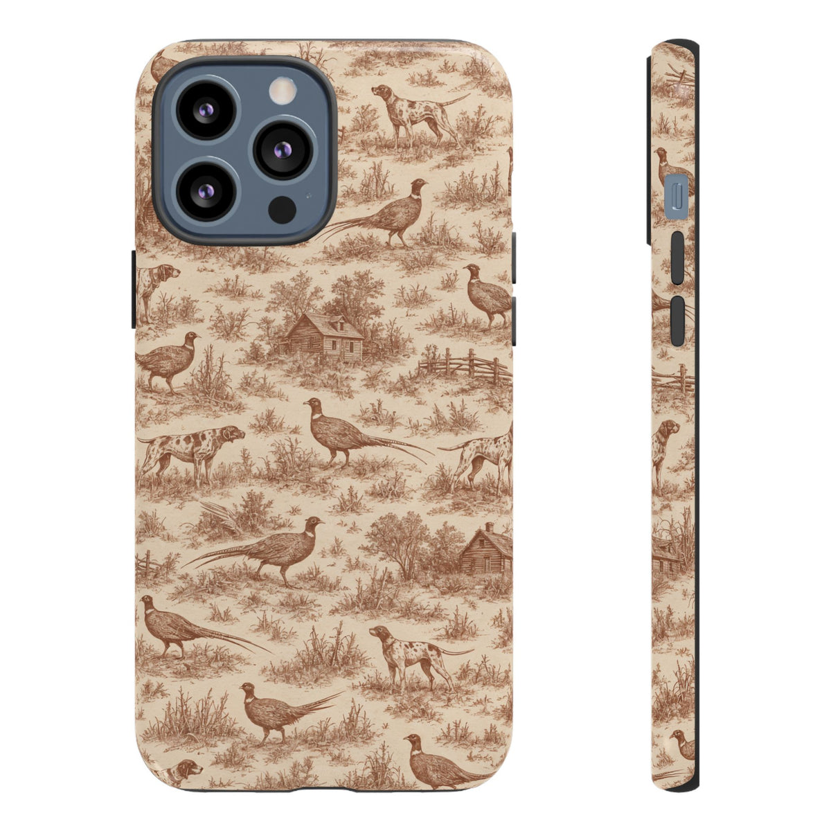 Pheasant Toile Tough Case