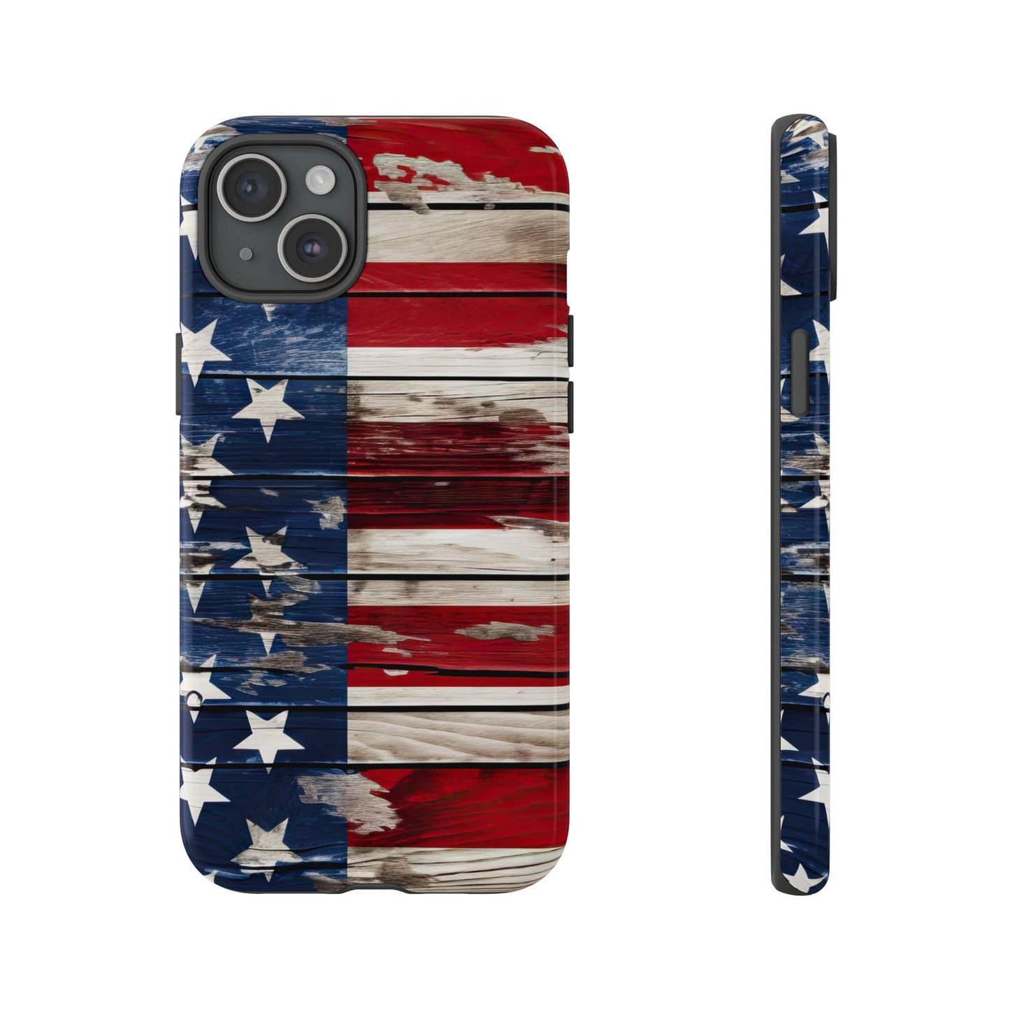 Wood Stars Stripes Tough Case