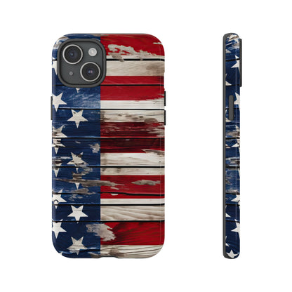 Wood Stars Stripes Tough Case