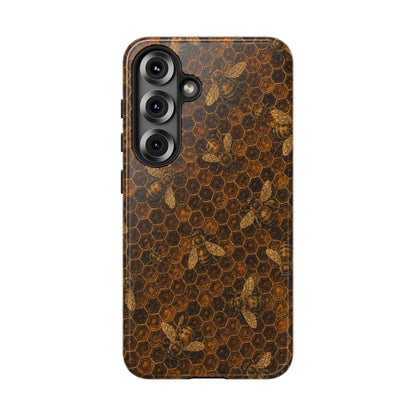 Golden Honeycomb Tough Case