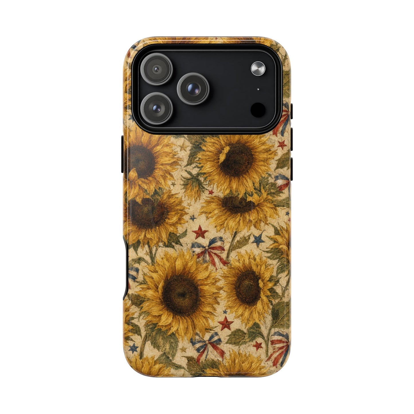 Patriotic Sunflowers Magnetic Case