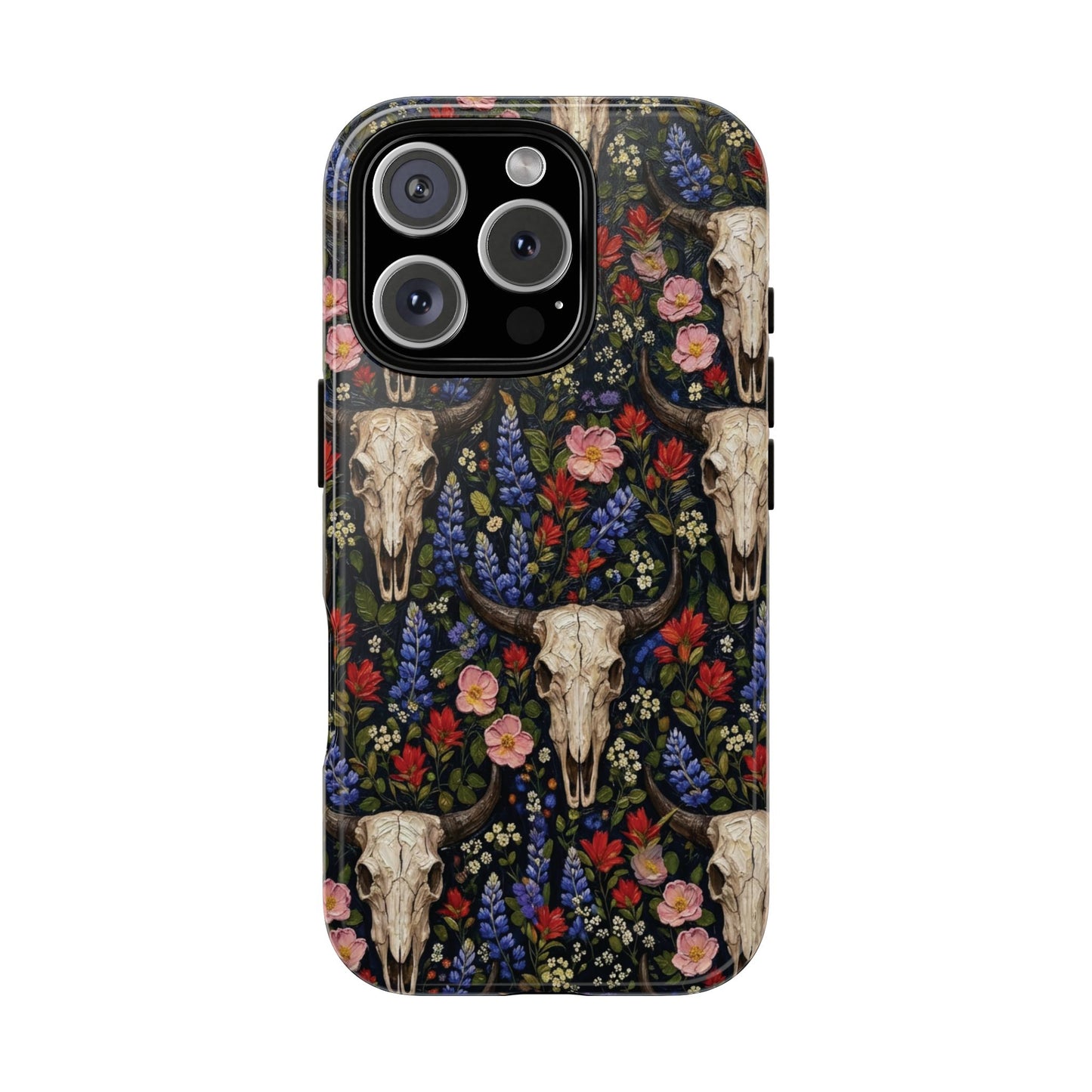 Floral Skull Tough Case