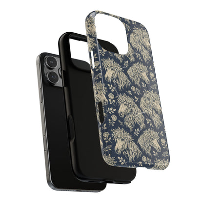 Floral Horses Magnetic Case