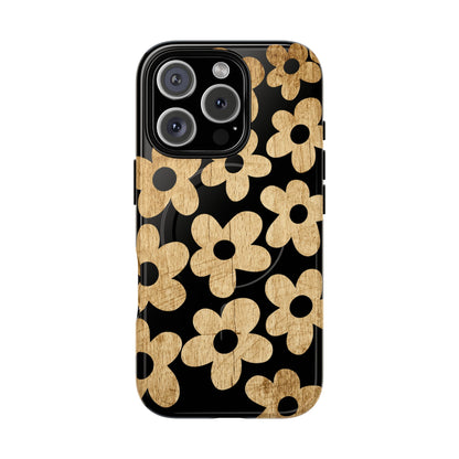 Retro Flower Magnetic Case