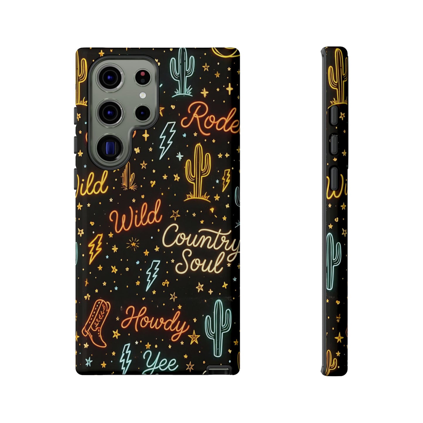 Neon Western Script Tough Case