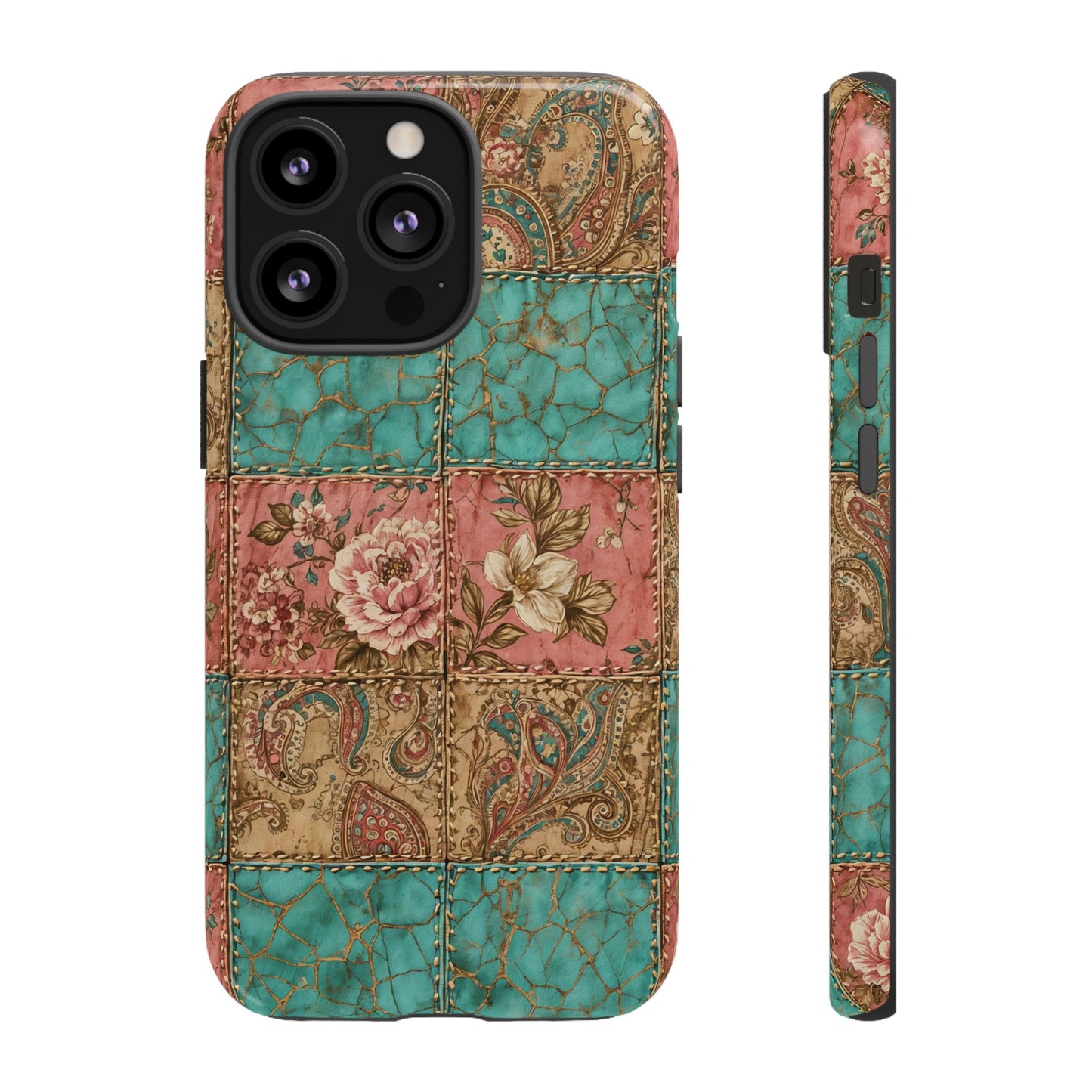 Turquoise Paisley Tough Case