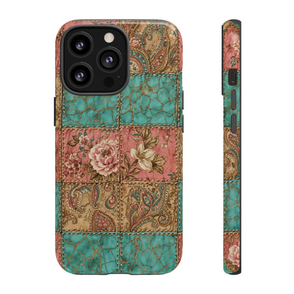Turquoise Paisley Tough Case