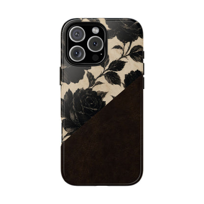 Rose Leather Tough Case