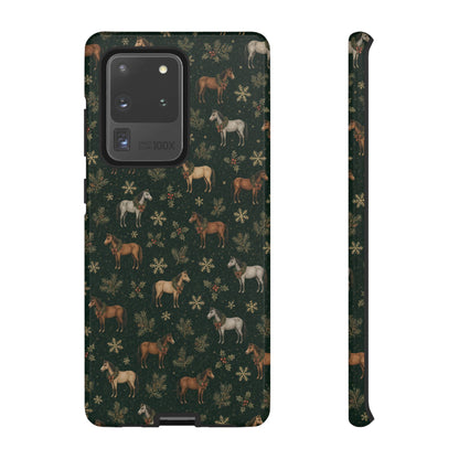 Evergreen Horses Tough Case