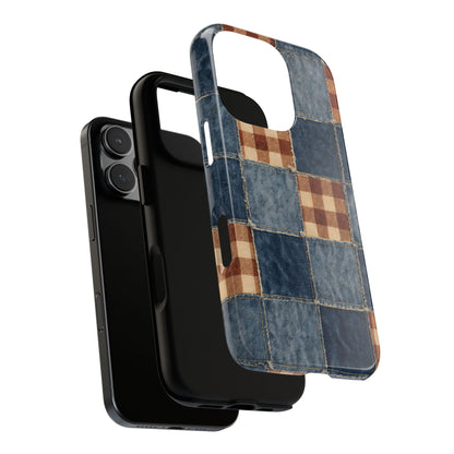 Denim Patchwork Tough Case