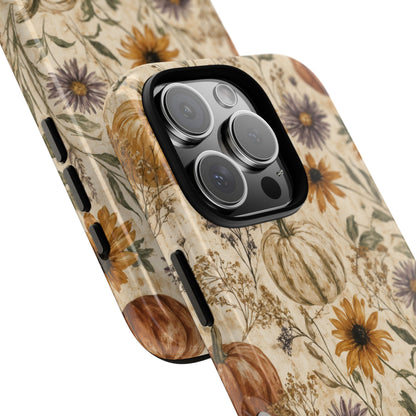 Pumpkin Wildflower Tough Case