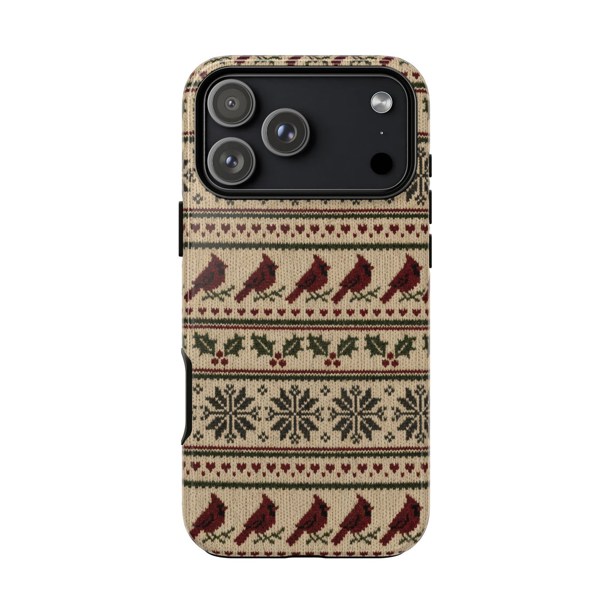 Fair Isle Cardinals Tough Case