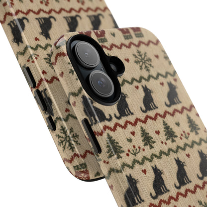 Black Cat Sweater Tough Case