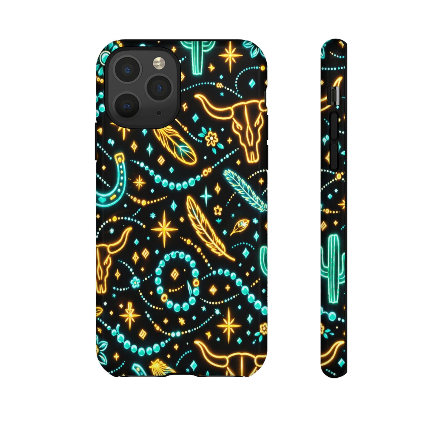 Neon Turquoise Tough Case