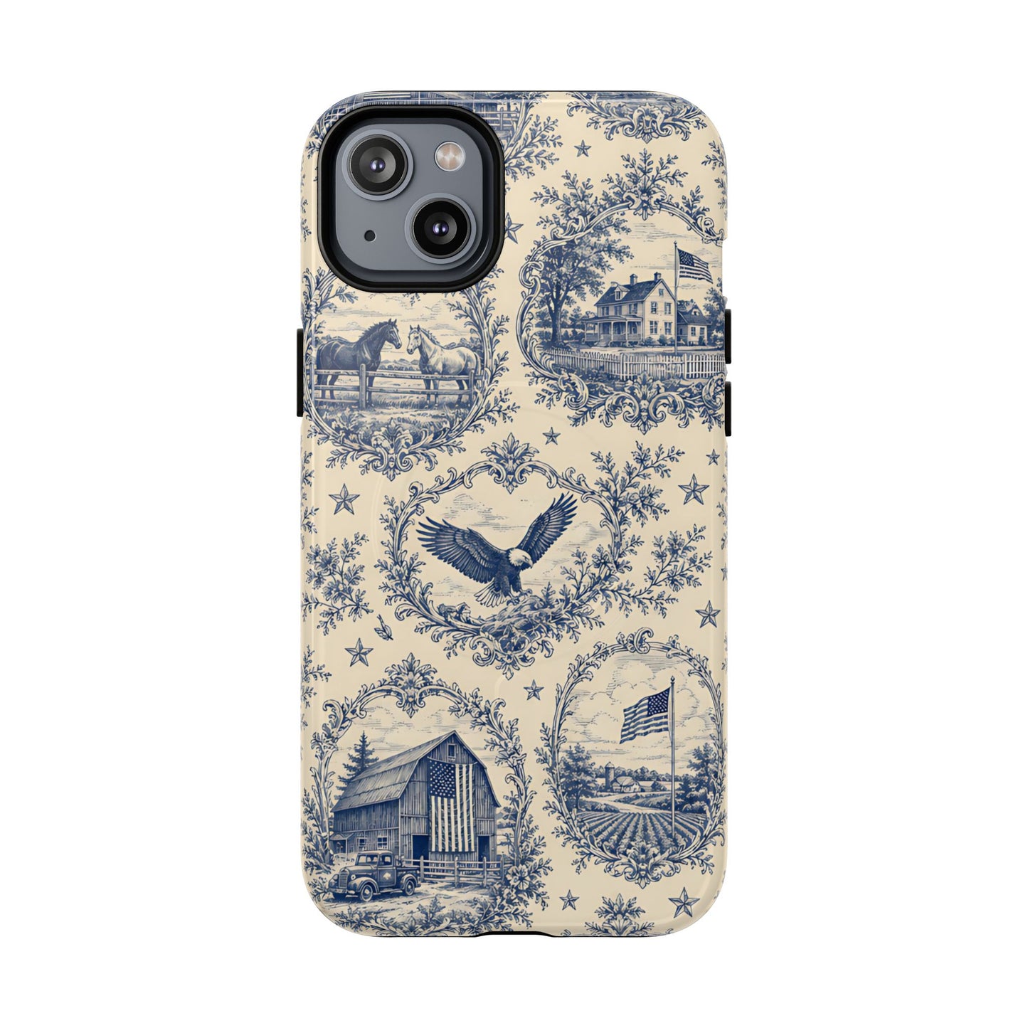 USA Toile Magnetic Case