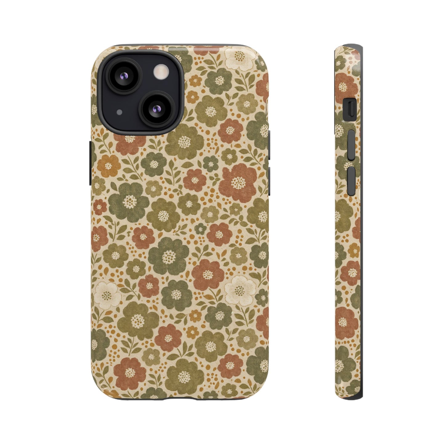 Retro Poppy Field Tough Case
