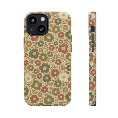 Retro Poppy Field Tough Case