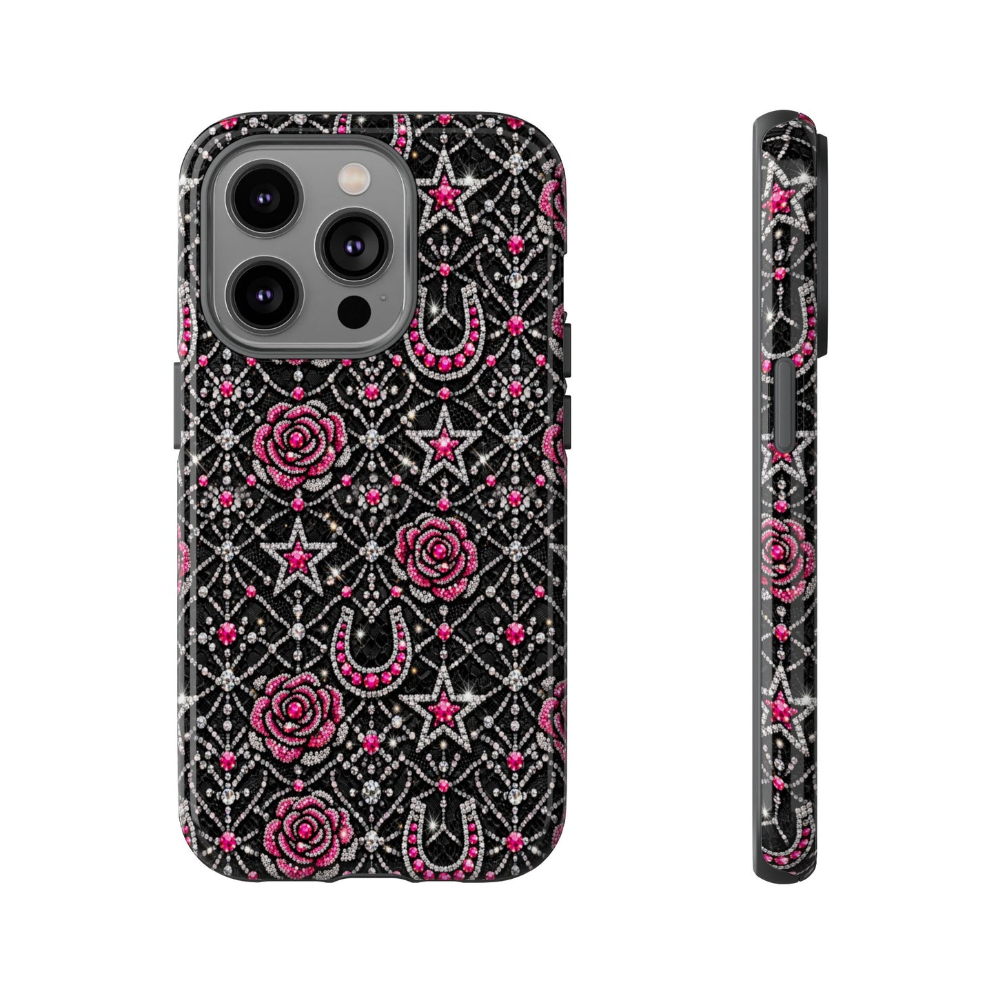 Rhinestone Rose Tough Case