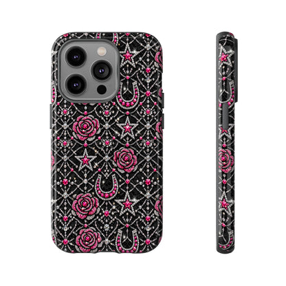 Rhinestone Rose Tough Case