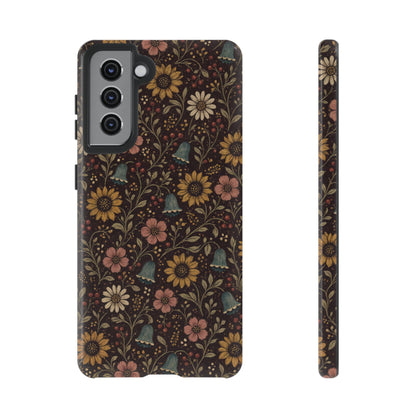 Plum Folk Floral Tough Case