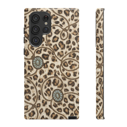 Leopard Rope Conchos Tough Case