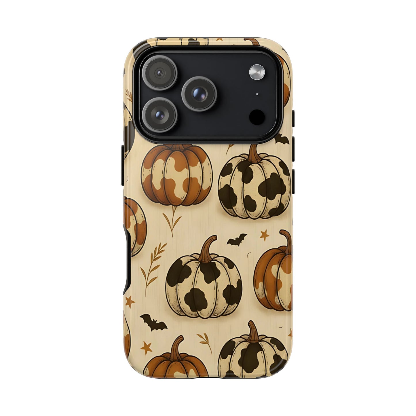 Cowhide Pumpkins Tough Phone Case