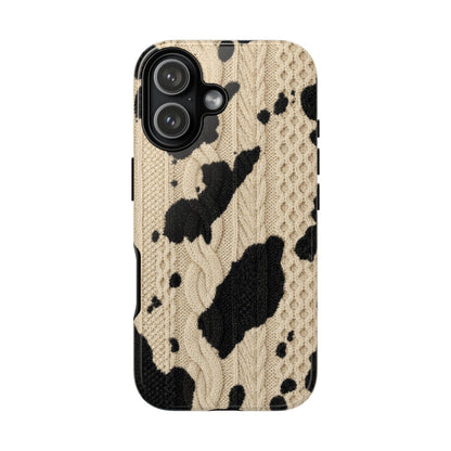 Cable Knit Cowhide Tough Case