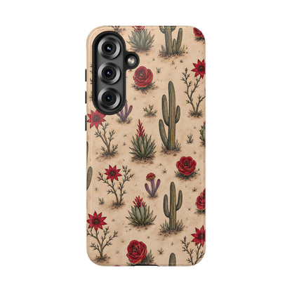 Red Bloom Desert Tough Case