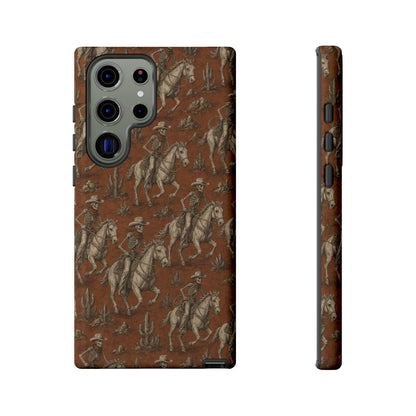 Skeleton Cowboy Ride Tough Case