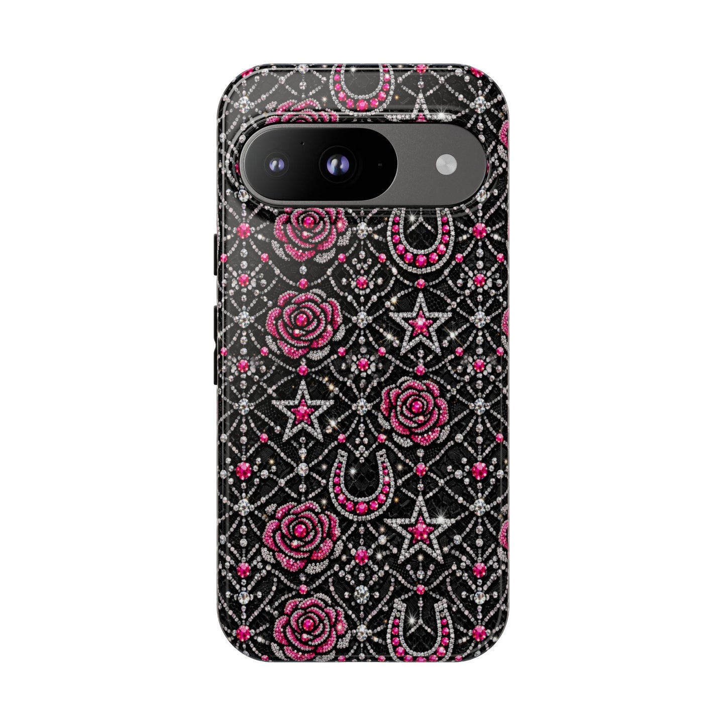 Rhinestone Rose Tough Case