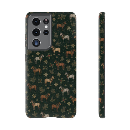 Evergreen Horses Tough Case