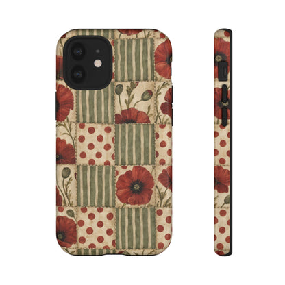 Poppy Patchwork Tough Case