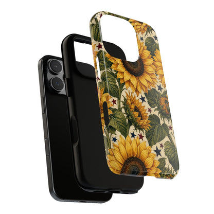 Stars And Sunflowers Tough Case