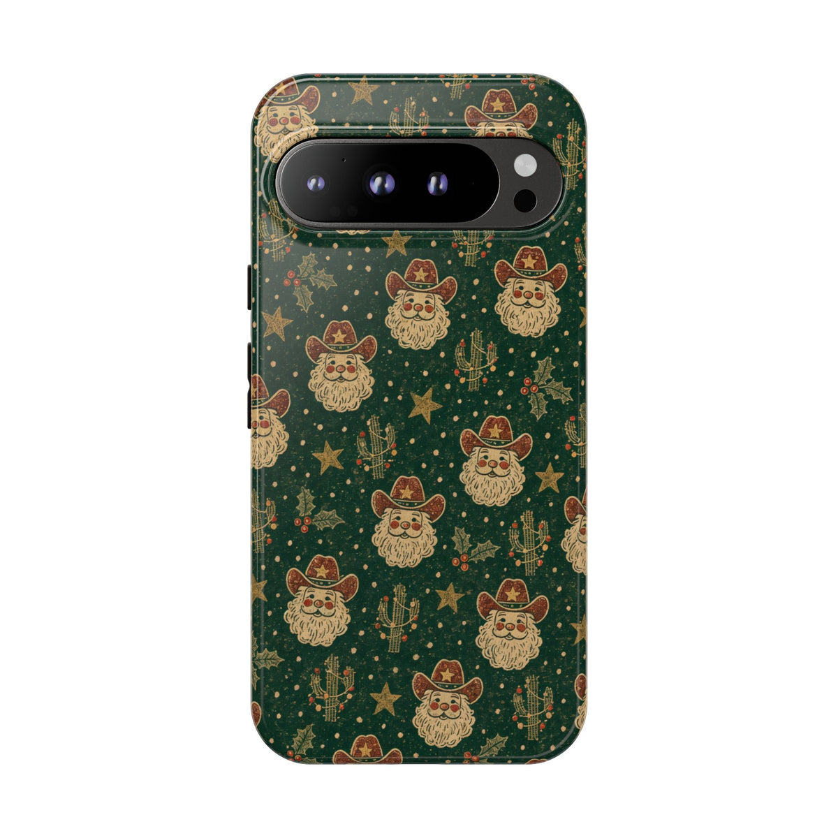 Santa Block Print Tough Case