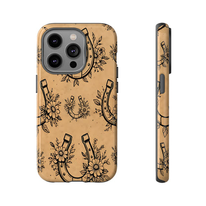 Floral Horseshoes Tough Case