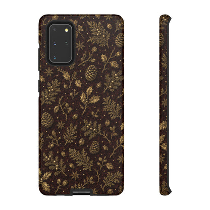 Brass Winter Botanicals Tough Case