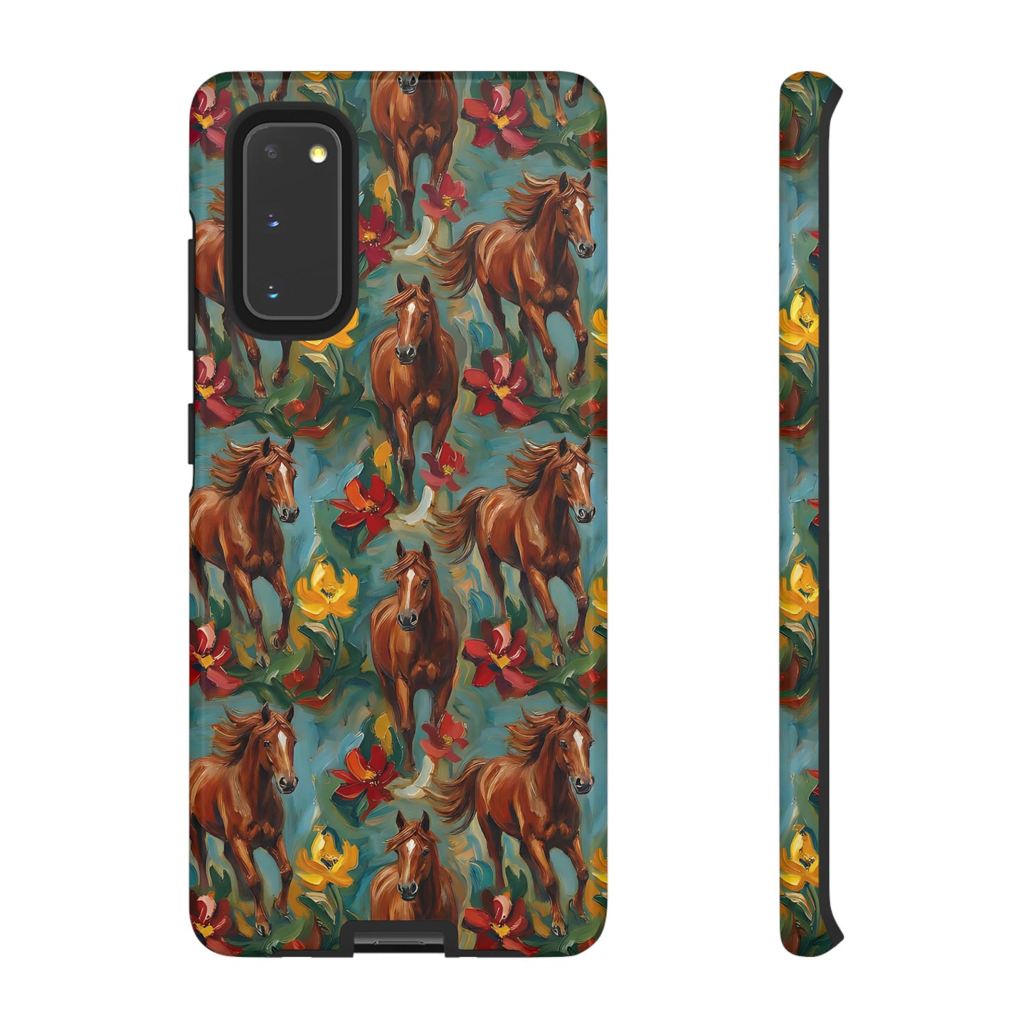 Oil Painted Horses Tough Case