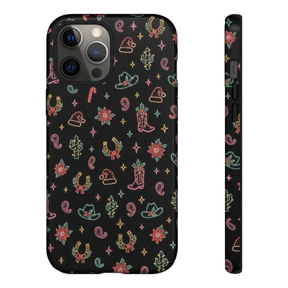 Neon Holiday Doodles Tough Case