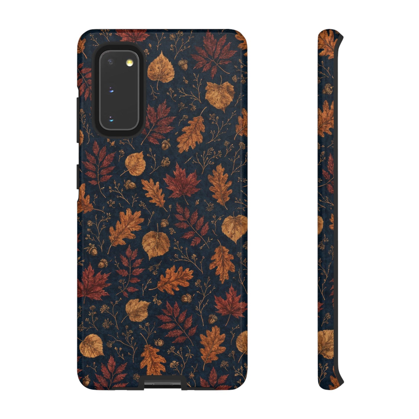 Navy Oak Leaf Tough Case